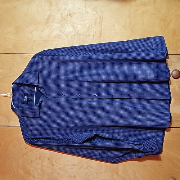 Jones New York Signature Shirt Slim Fit Long Sleeve Button Down XL 17-17½ 34/35 - Picture 1 of 6